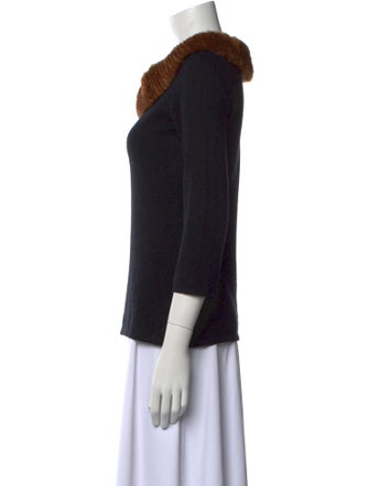 Neiman Marcus Cashmere Scoop Neck Sweater