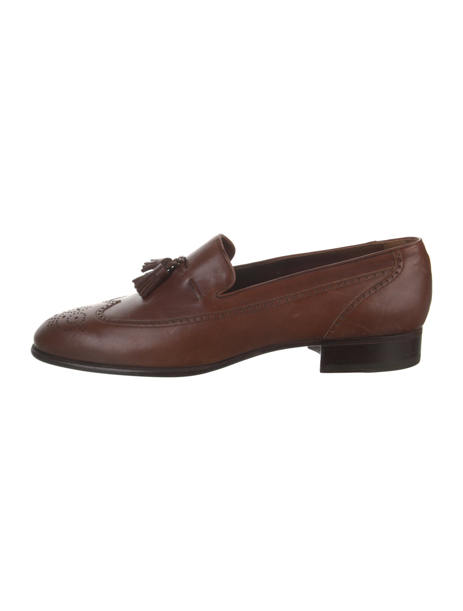 Neiman Marcus Leather Dress Loafers