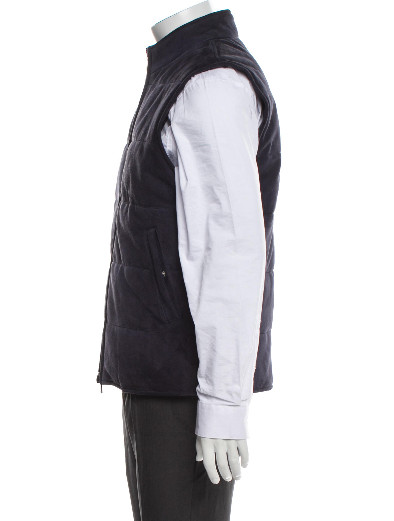 Neiman Marcus Goat Leather Vest