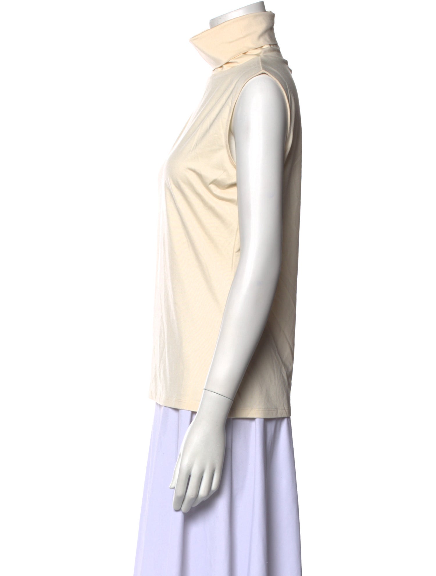 Neiman Marcus Silk Turtleneck Top