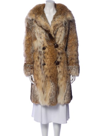 Neiman Marcus Animal Print Faux Fur Coat