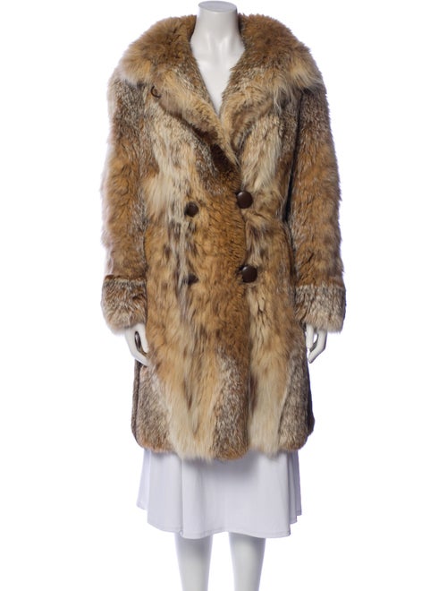 Neiman Marcus Animal Print Faux Fur Coat
