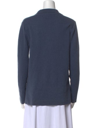 Neiman Marcus Cashmere V-Neck Sweatshirt