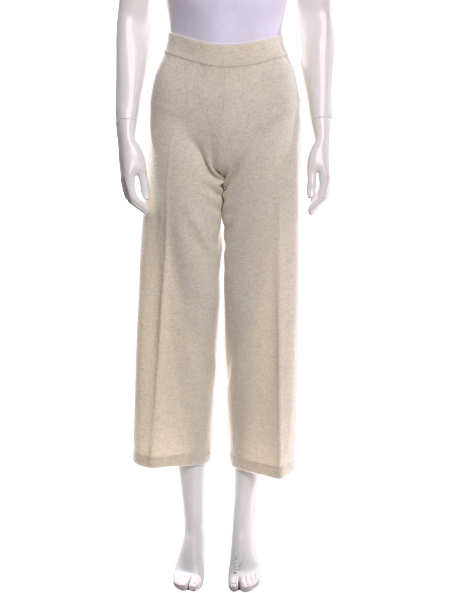 Neiman Marcus Cashmere Wide Leg Pants