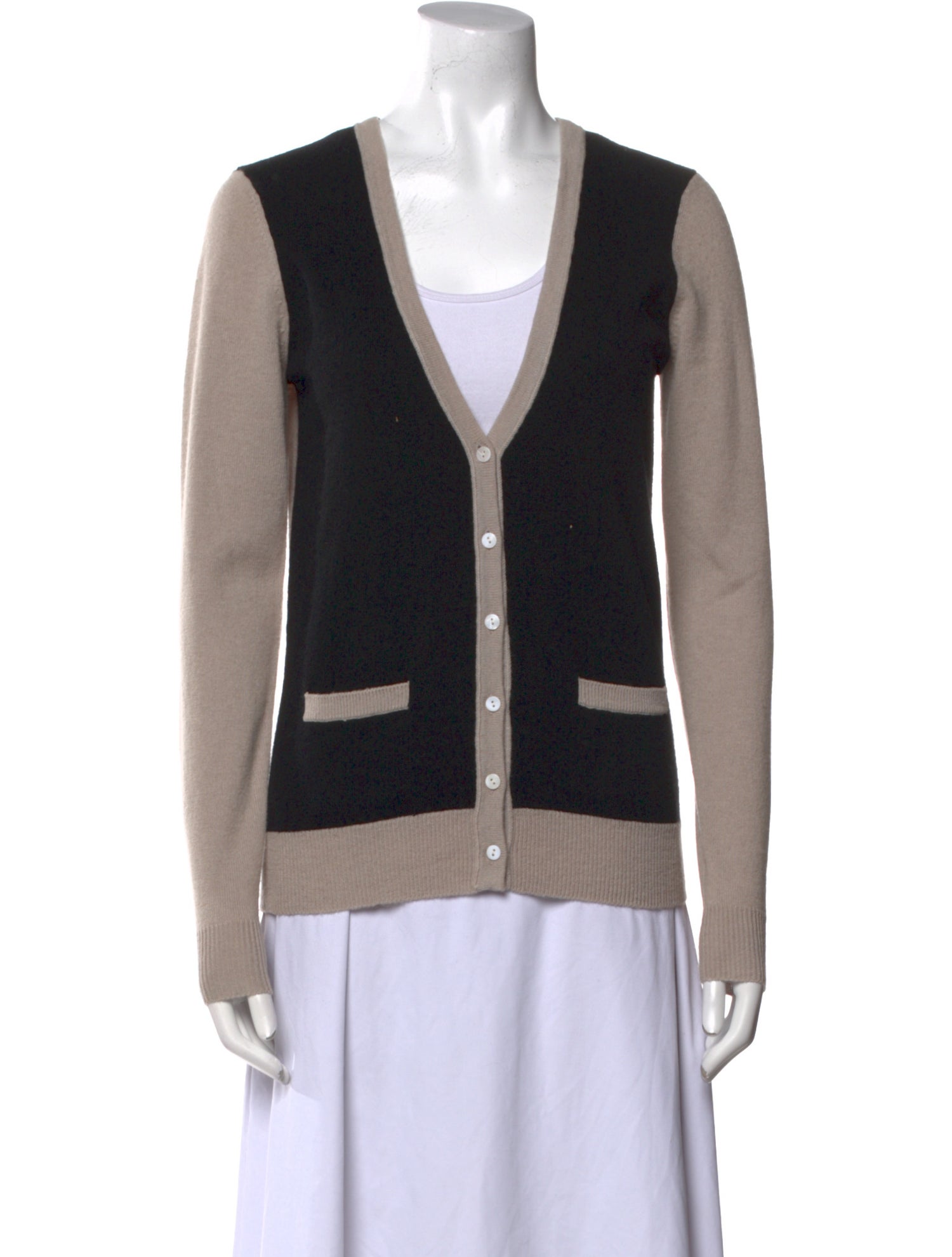 Neiman Marcus Cashmere Colorblock Pattern Sweater w/ Tags