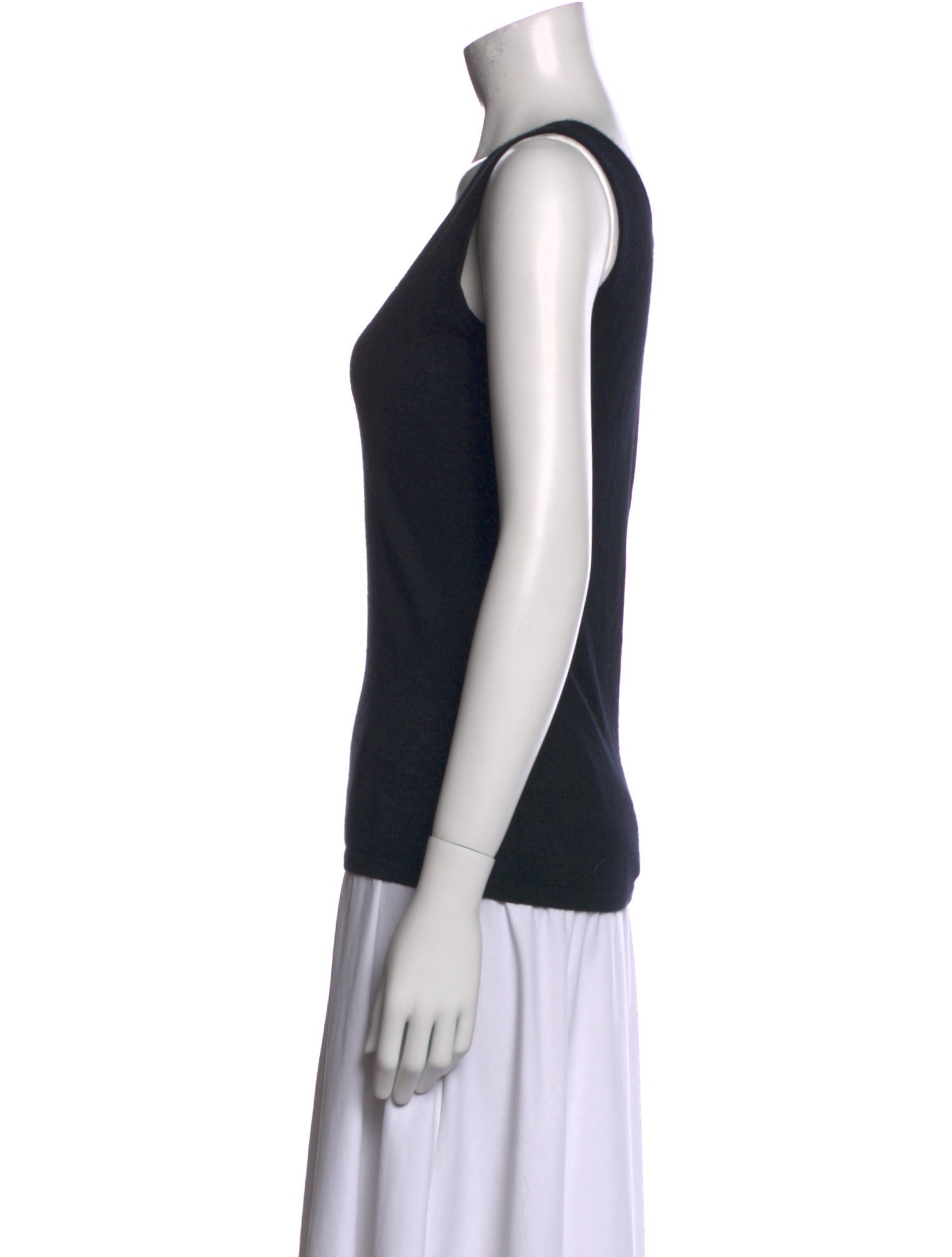 Neiman Marcus Cashmere Scoop Neck Top w/ Tags