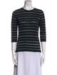 Neiman Marcus Cashmere Striped Sweater