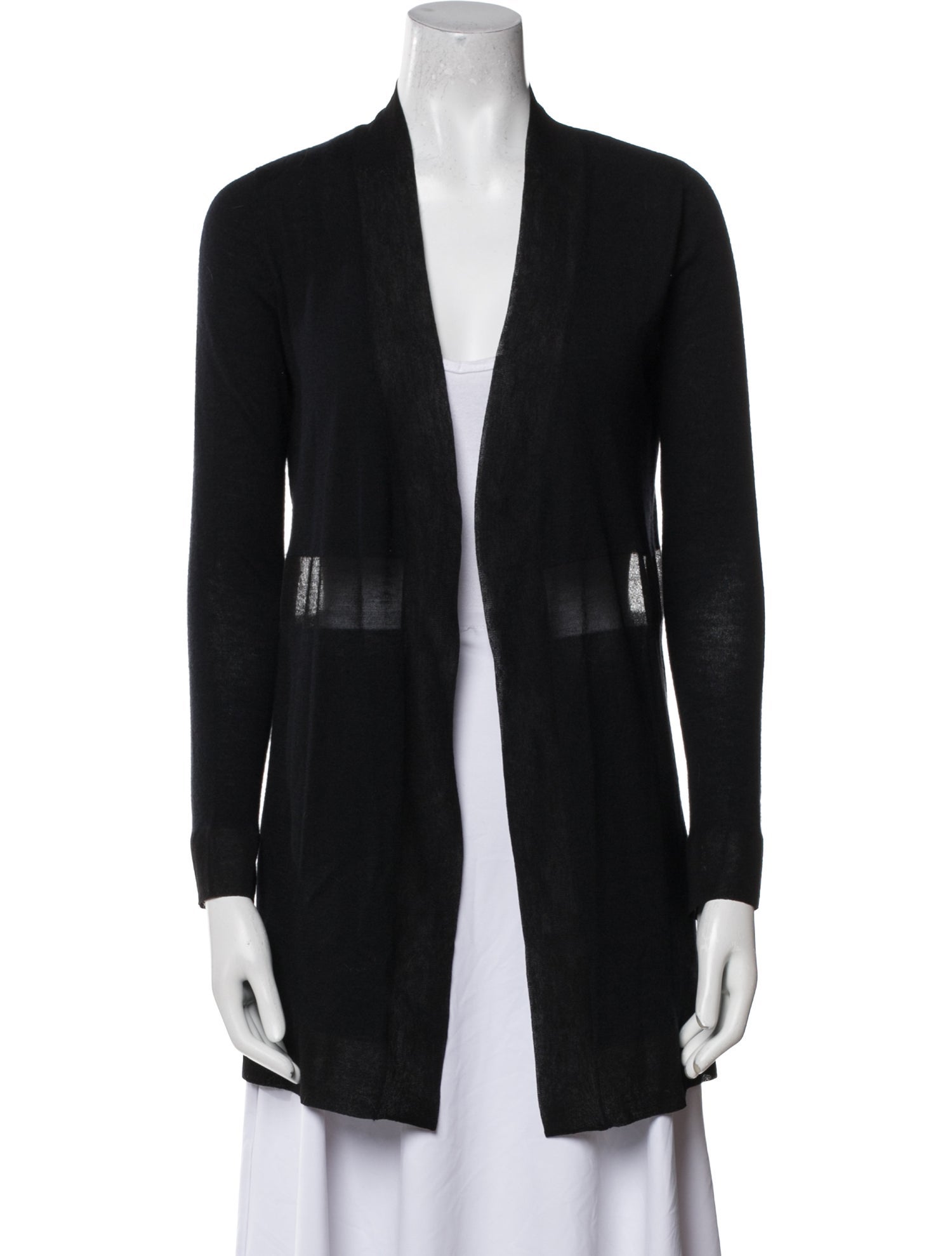 Neiman Marcus Cashmere Open Front Sweater