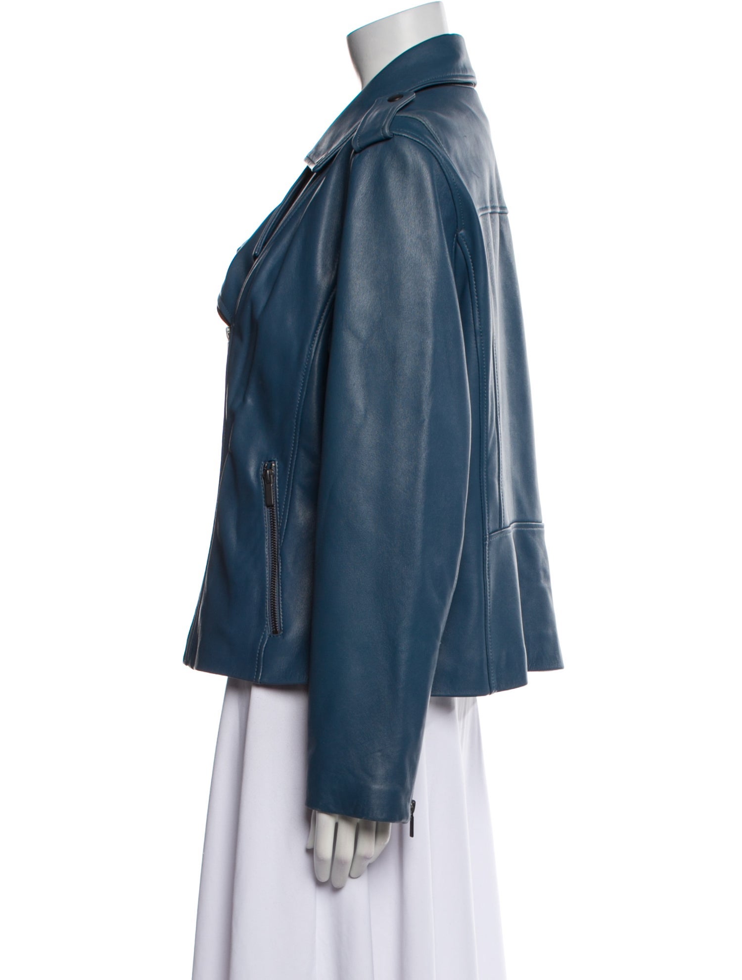 Neiman Marcus Leather Biker Jacket