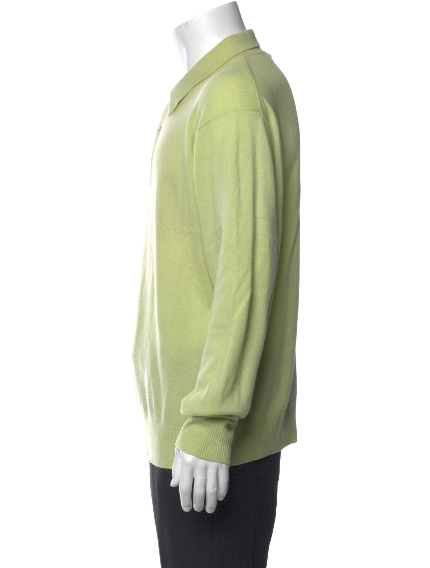 Neiman Marcus Cashmere Mock Neck Polo Sweater