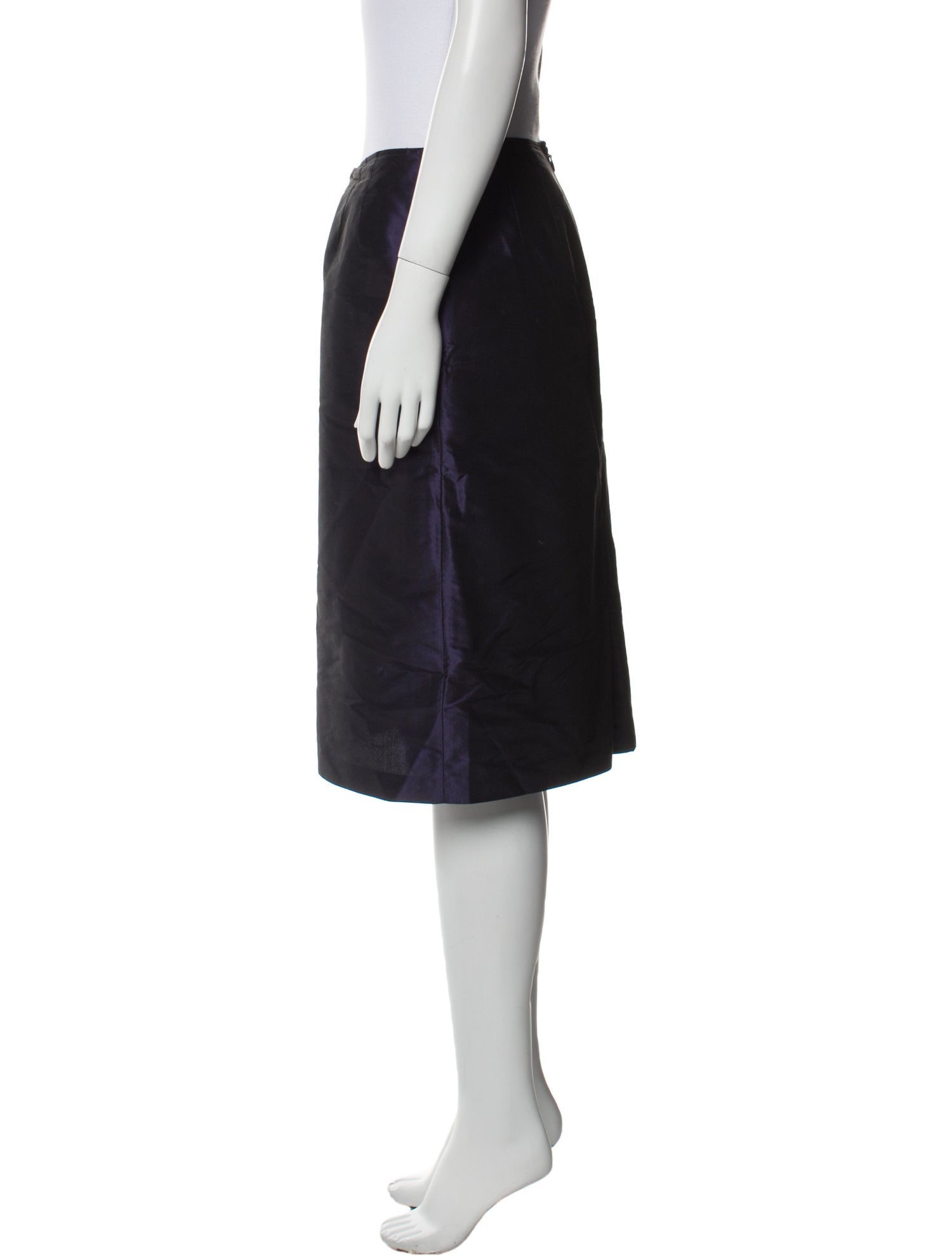 Neiman Marcus Silk Knee-Length Skirt