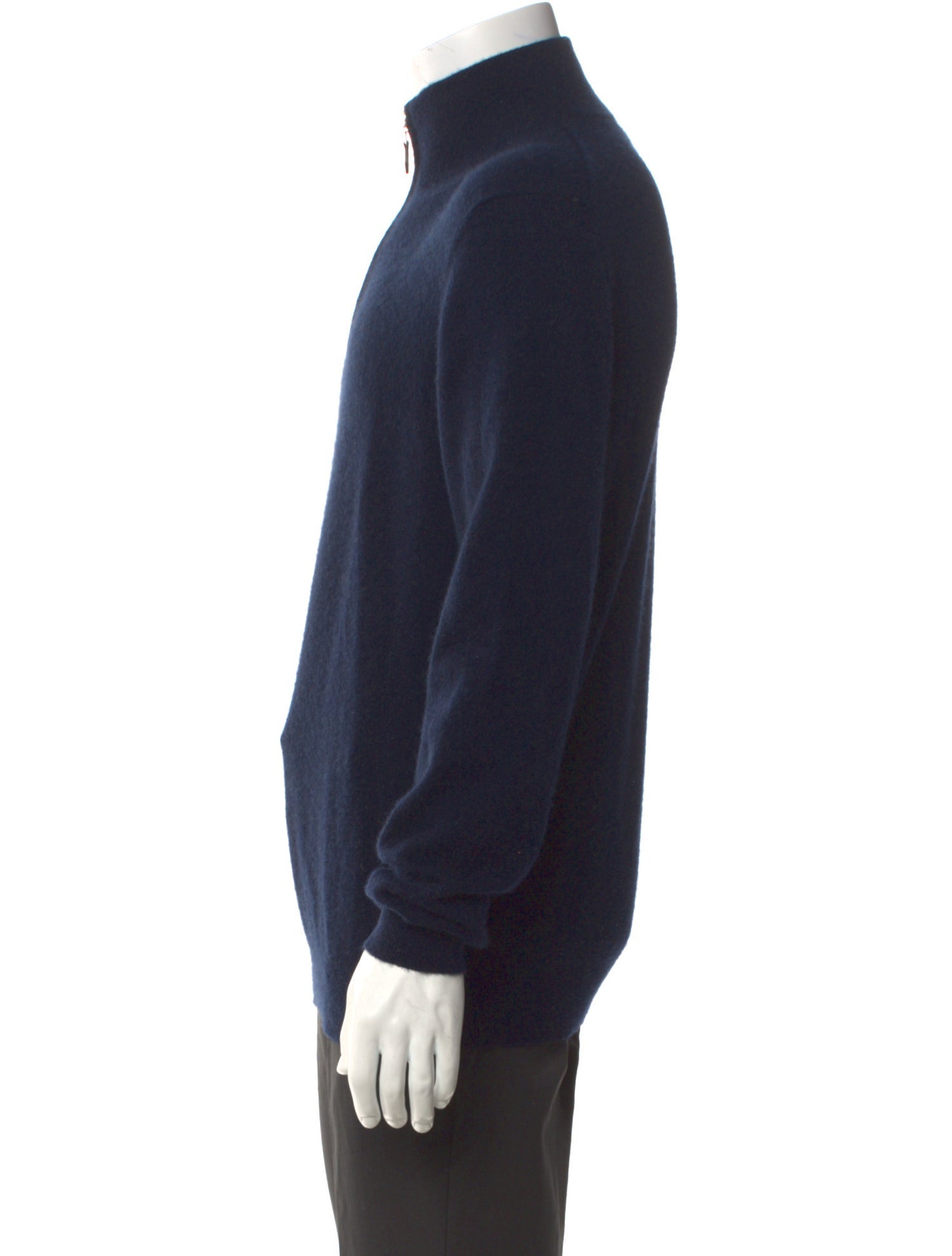 Neiman Marcus Cashmere Turtleneck Polo Sweater
