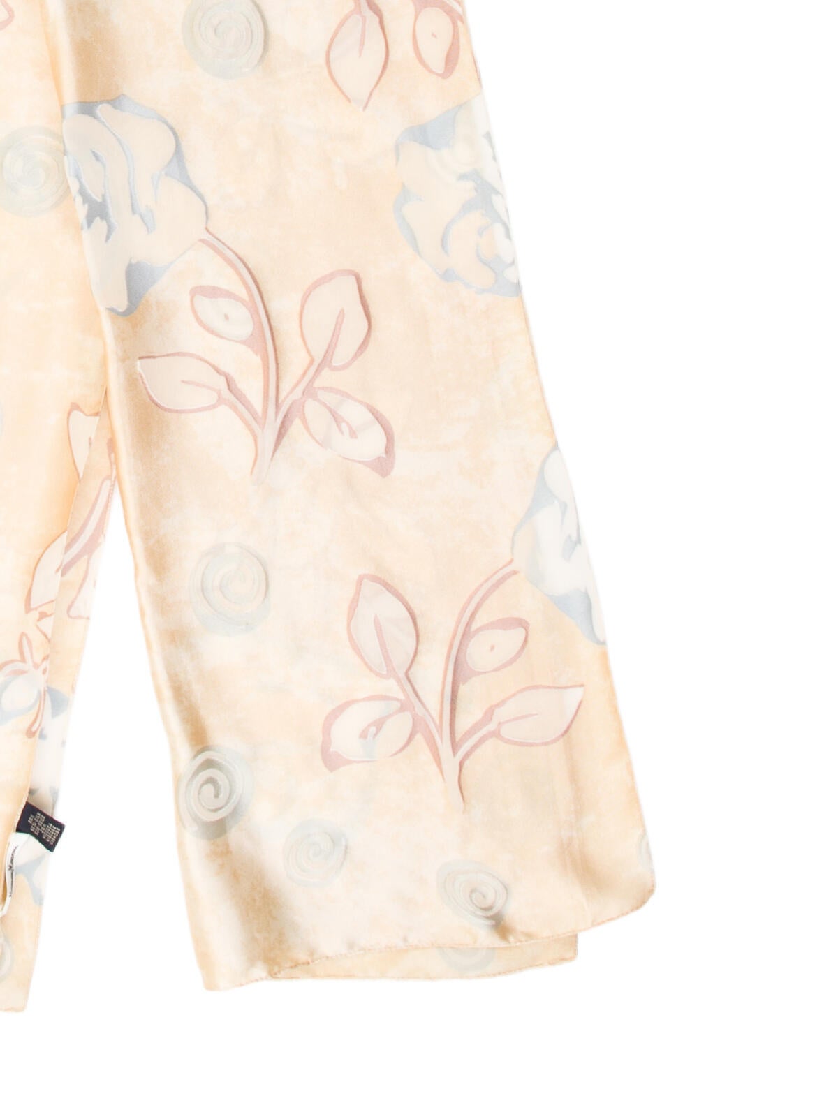 Neiman Marcus Silk Floral Print Scarf