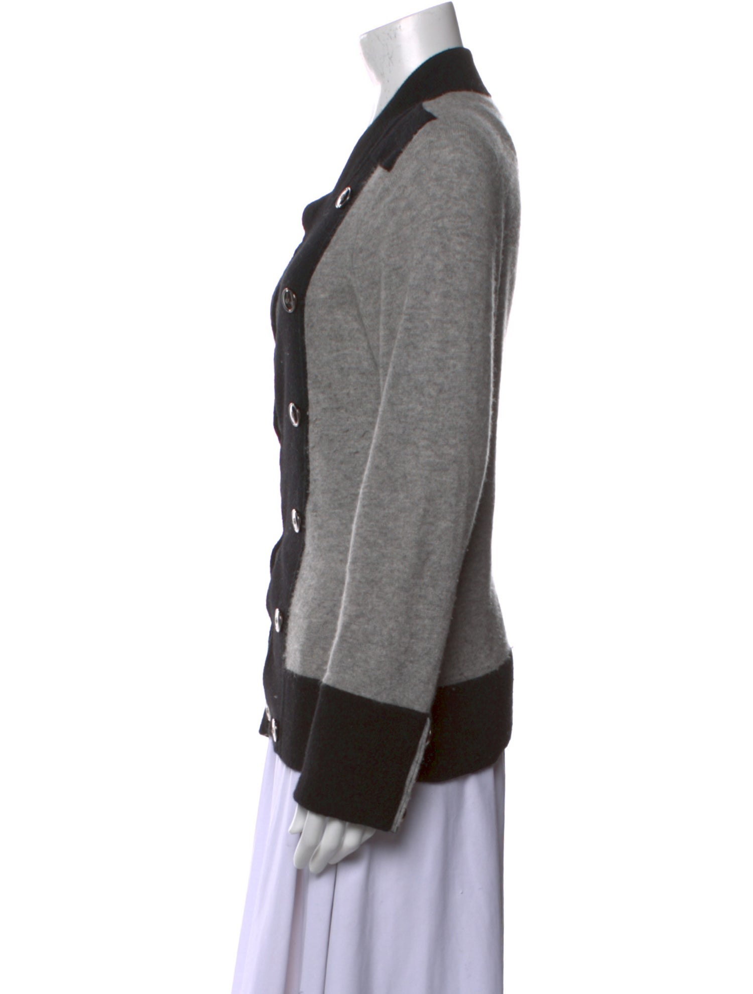 Neiman Marcus Cashmere Colorblock Pattern Sweater