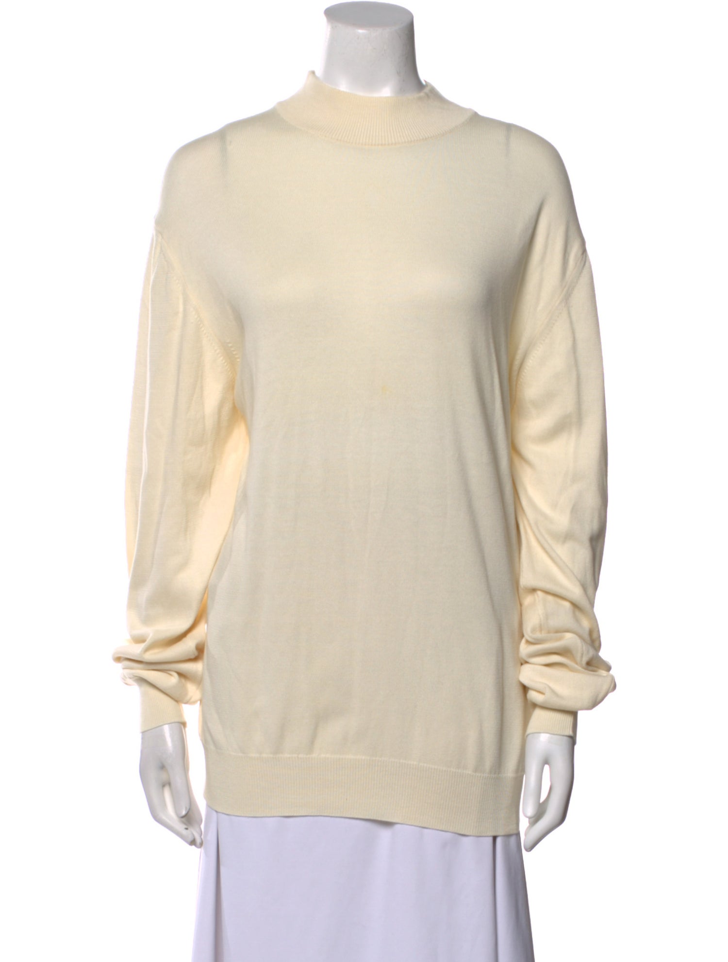 Neiman Marcus Mock Neck Sweater