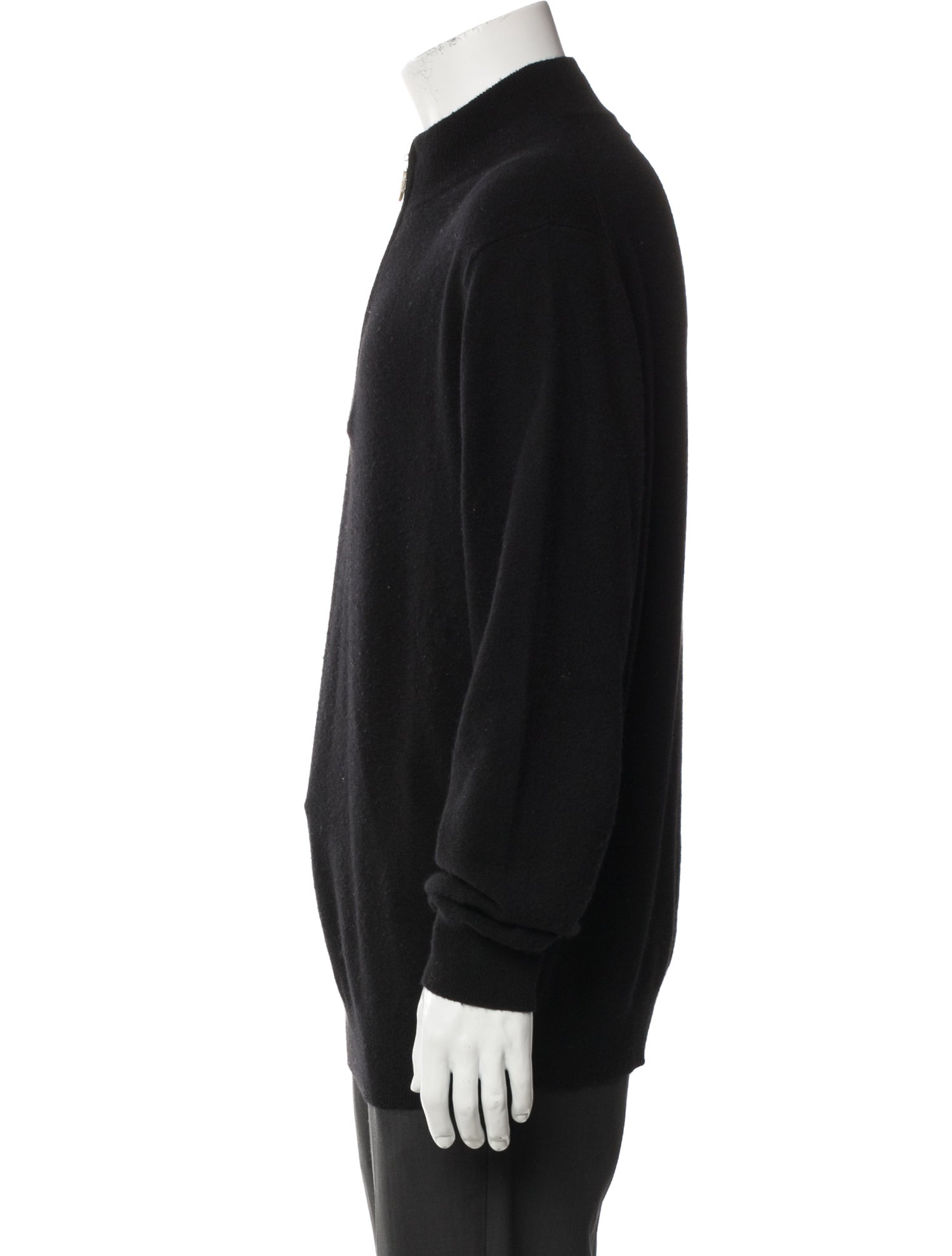 Neiman Marcus Cashmere Turtleneck Polo Sweater