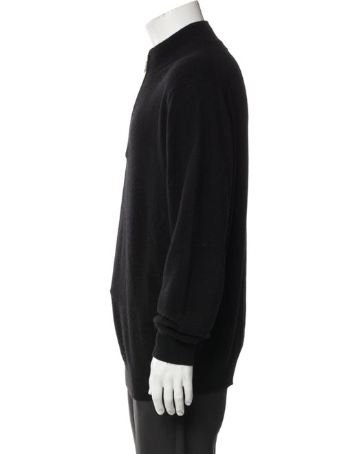 Neiman Marcus Cashmere Turtleneck Polo Sweater