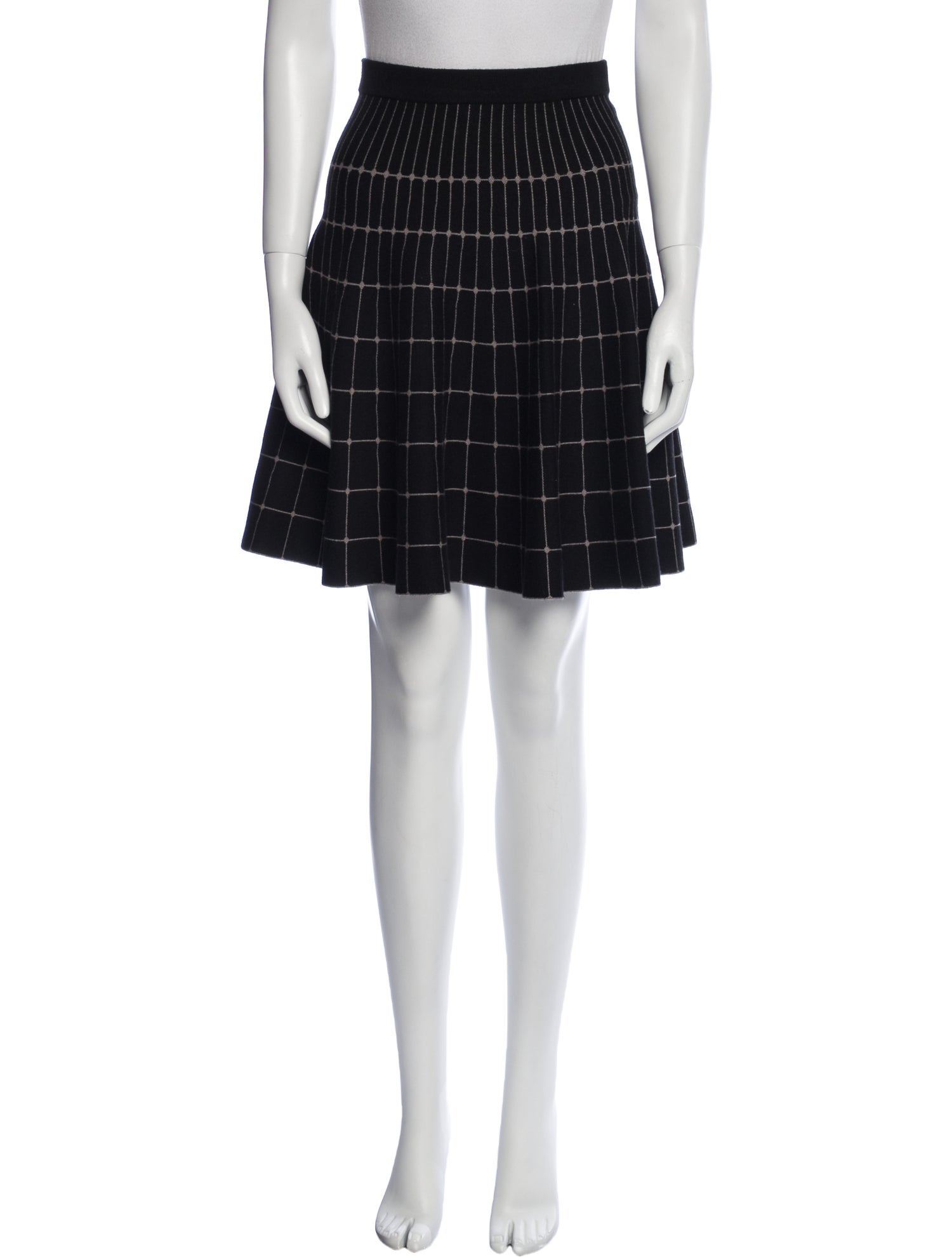 Neiman Marcus Striped Mini Skirt