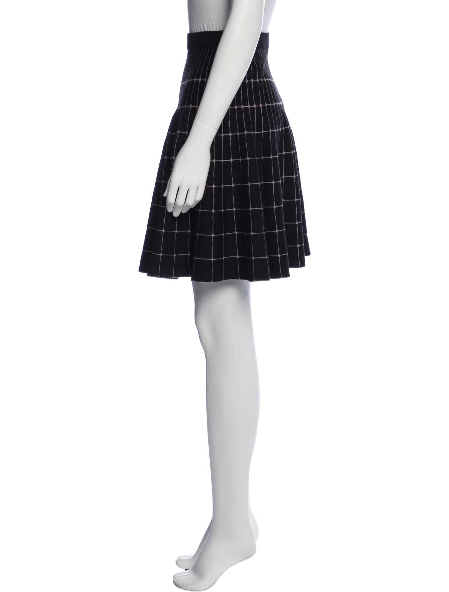 Neiman Marcus Striped Mini Skirt