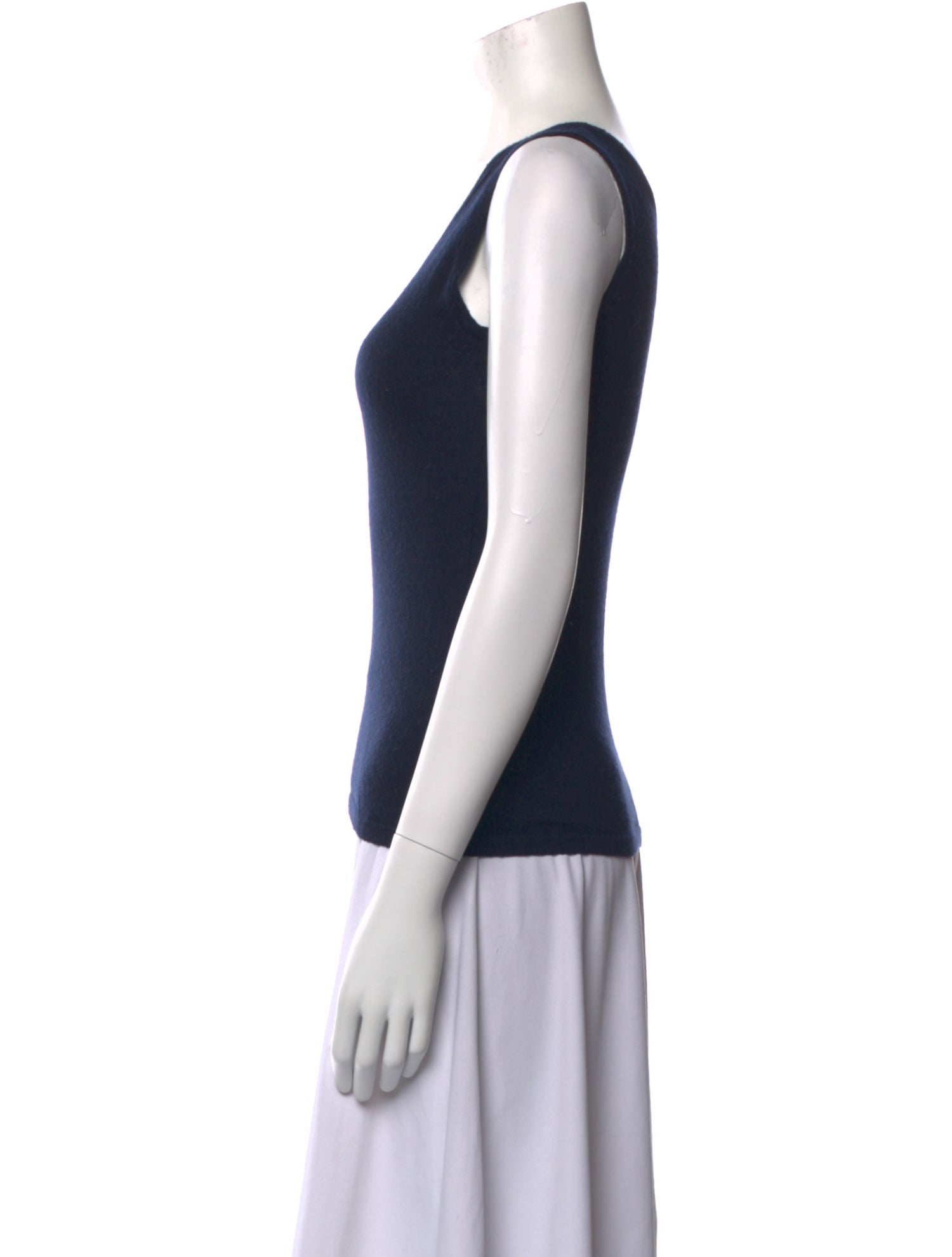 Neiman Marcus Cashmere Scoop Neck Top