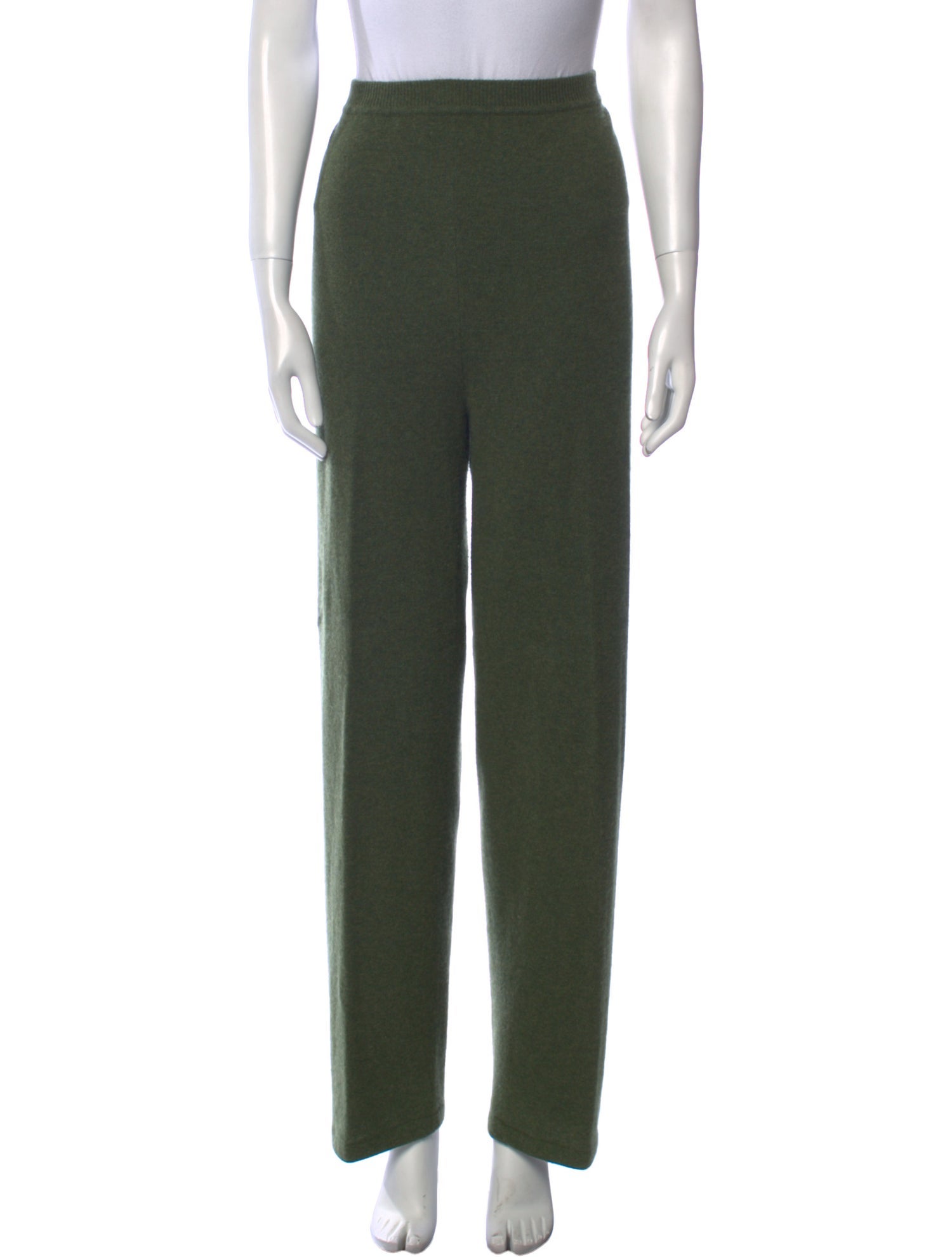 Neiman Marcus Cashmere Straight Leg Pants