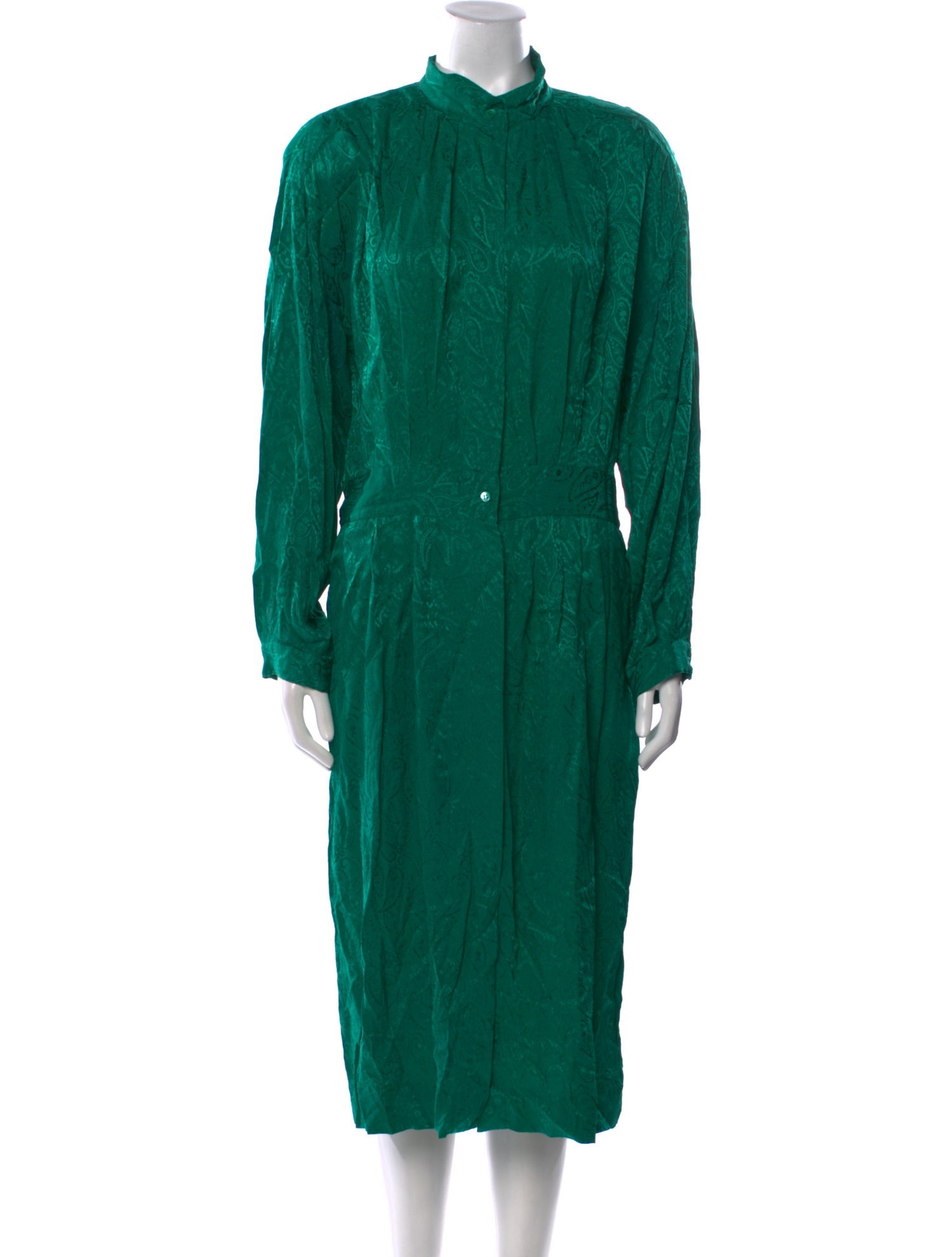 Neiman Marcus Silk Midi Length Dress