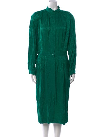 Neiman Marcus Silk Midi Length Dress