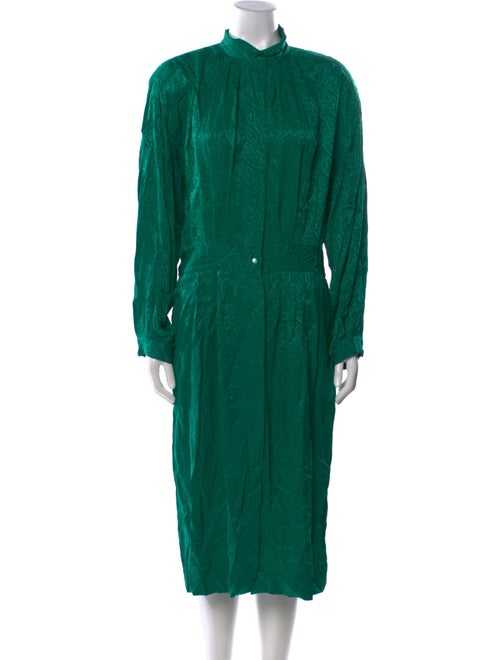 Neiman Marcus Silk Midi Length Dress