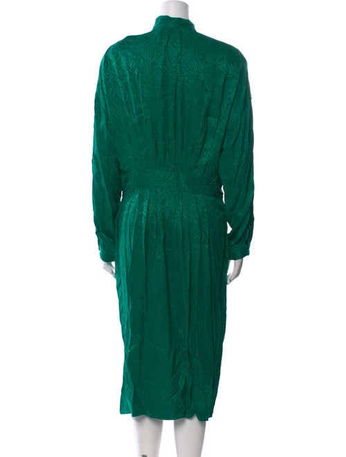 Neiman Marcus Silk Midi Length Dress