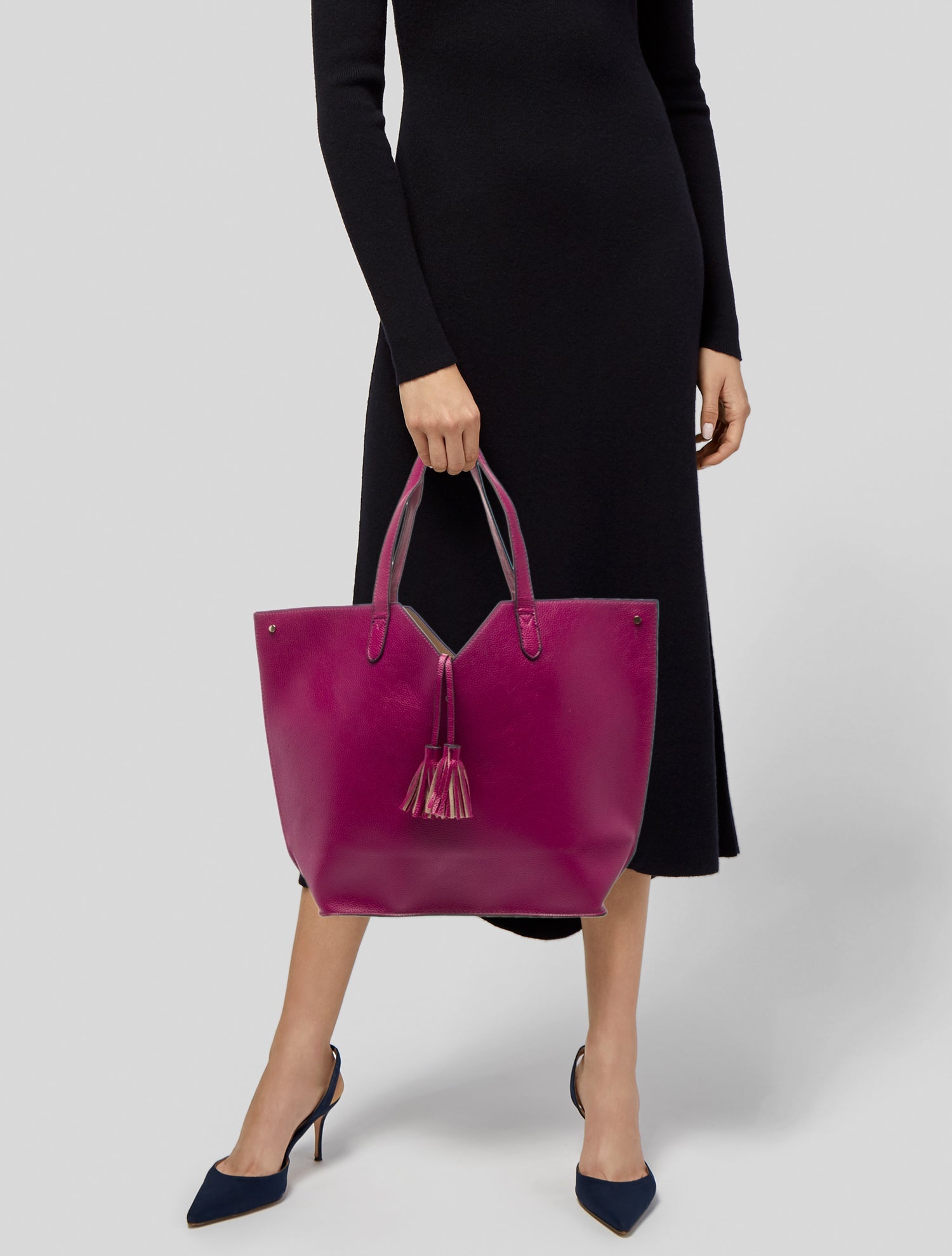 Neiman Marcus Leather Tote