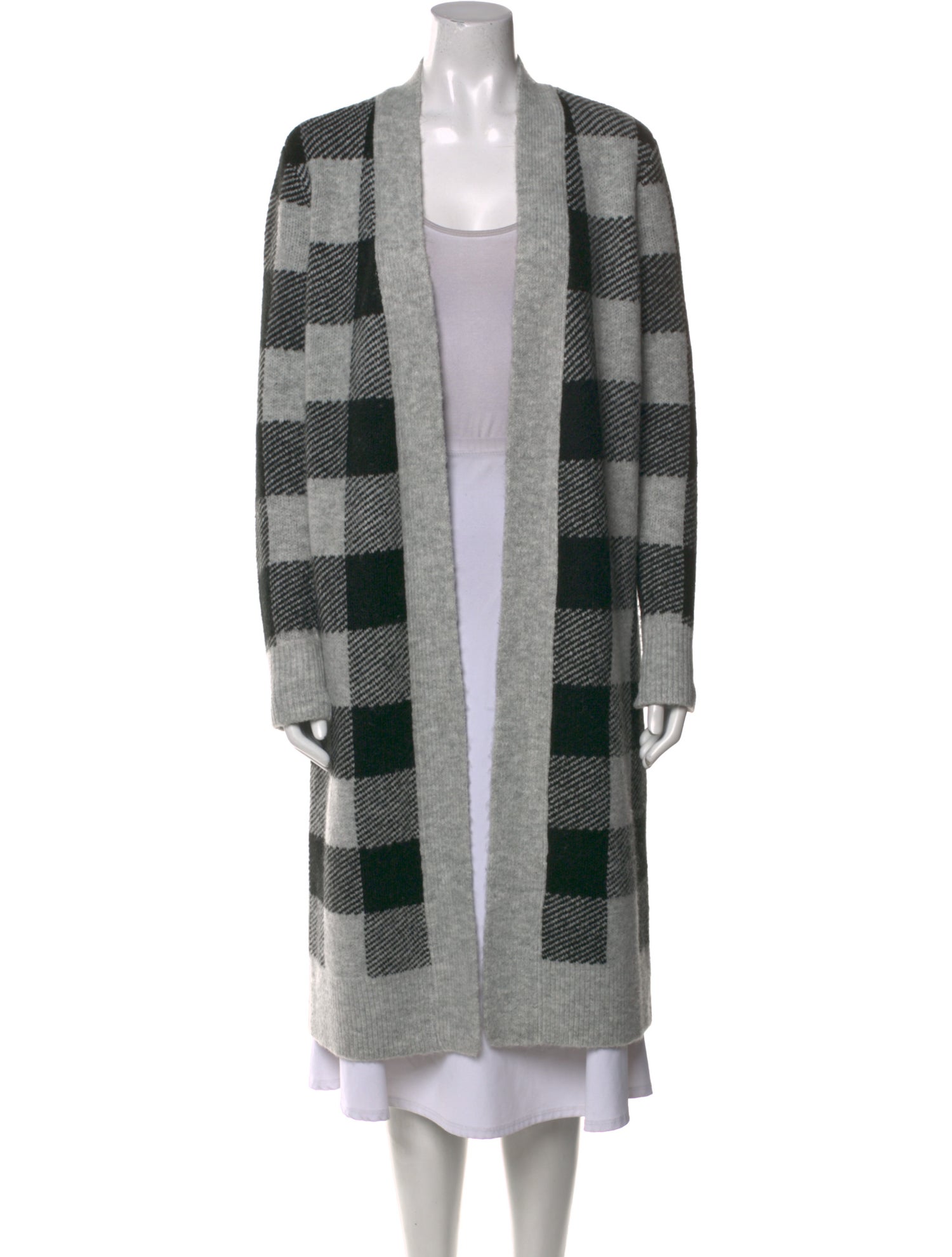 Neiman Marcus Striped V-Neck Sweater