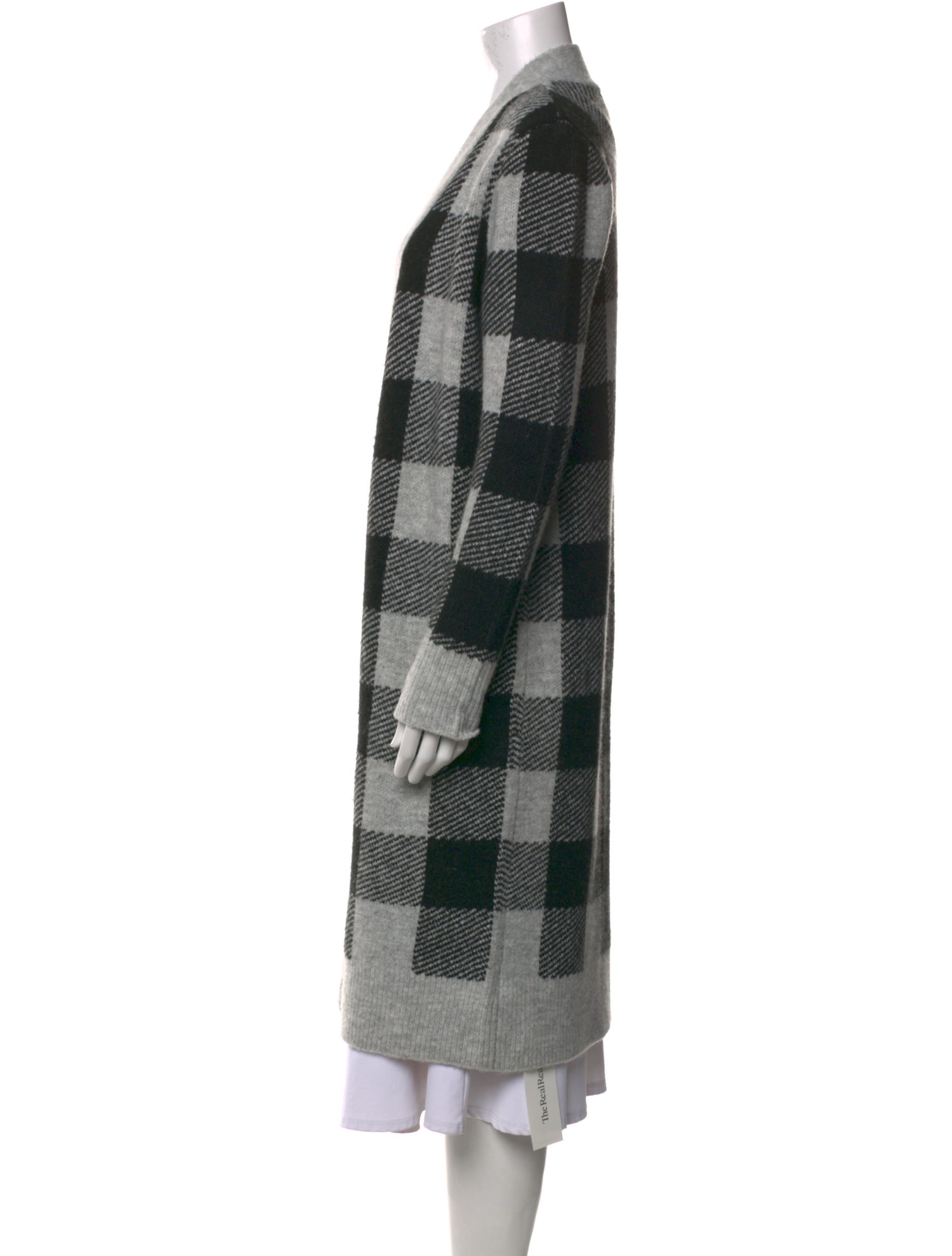 Neiman Marcus Striped V-Neck Sweater