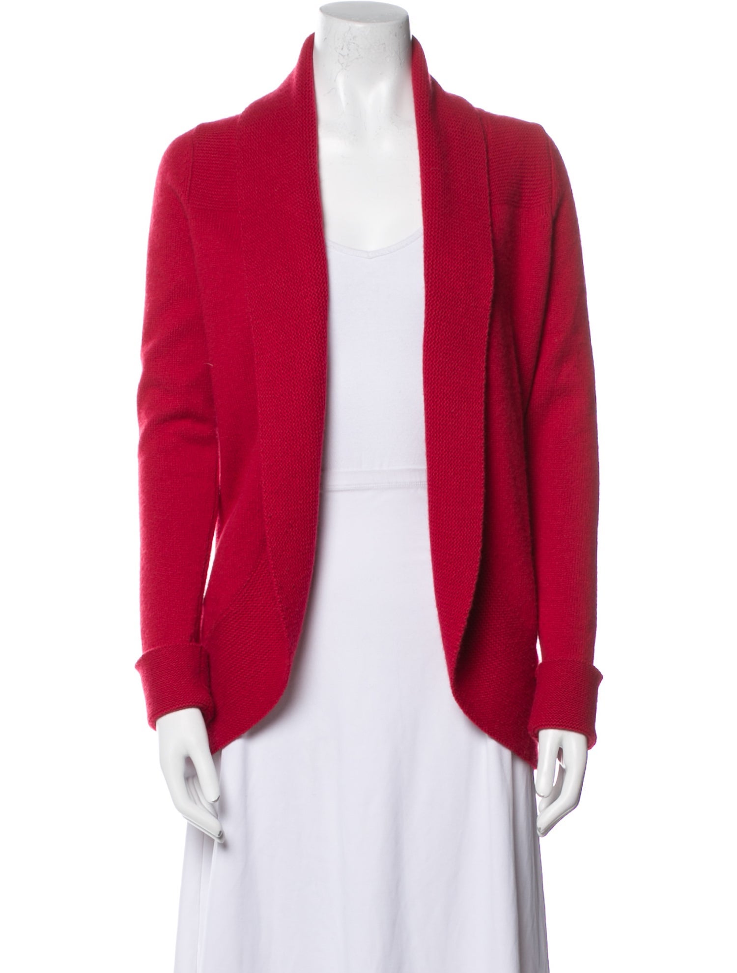 Neiman Marcus Cashmere Open Front Sweater