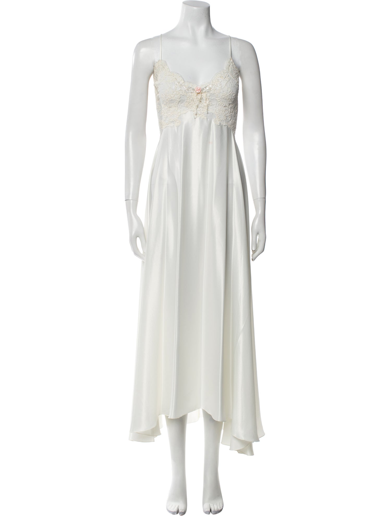 Neiman Marcus V-Neck Long Dress