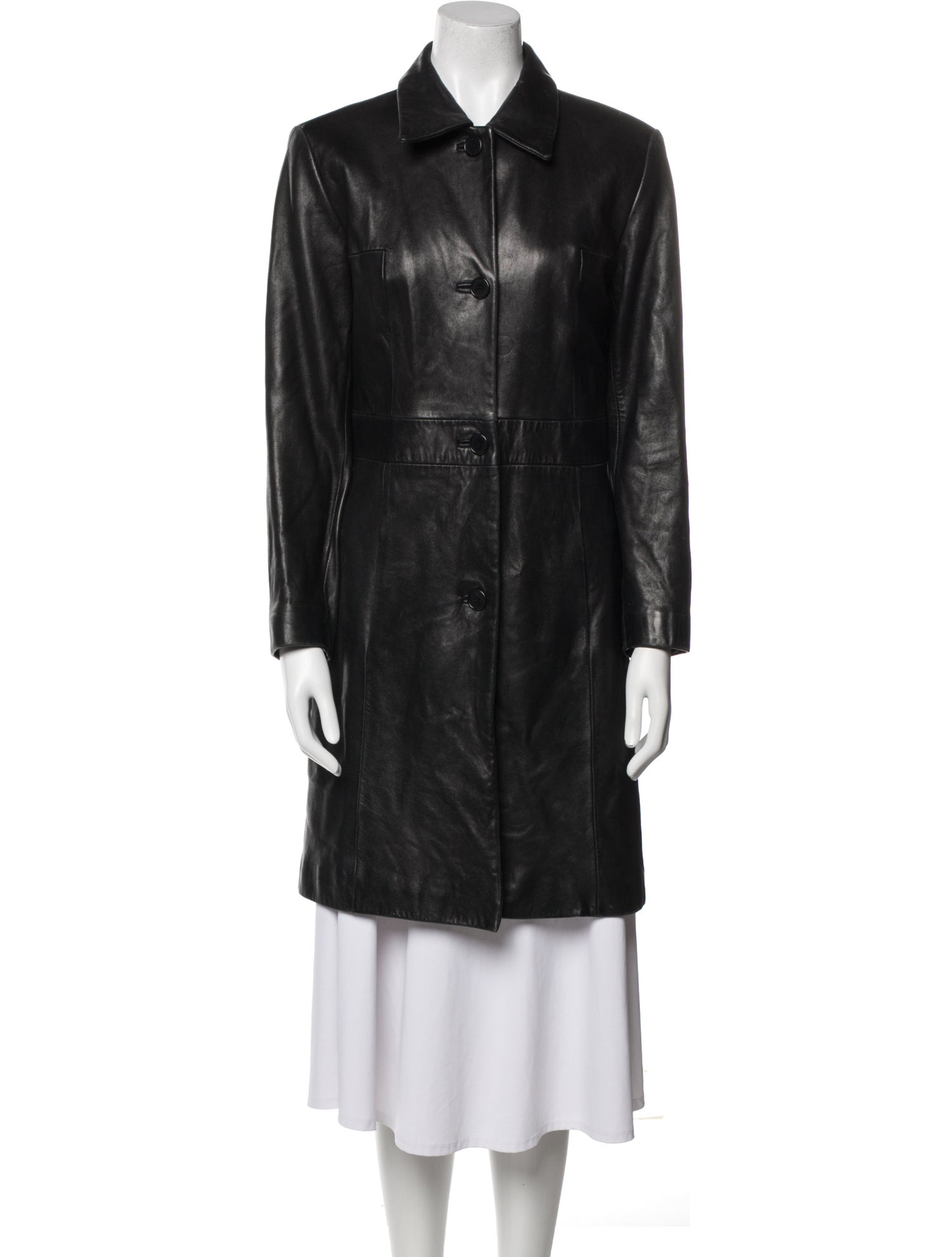 Neiman Marcus Leather Coat