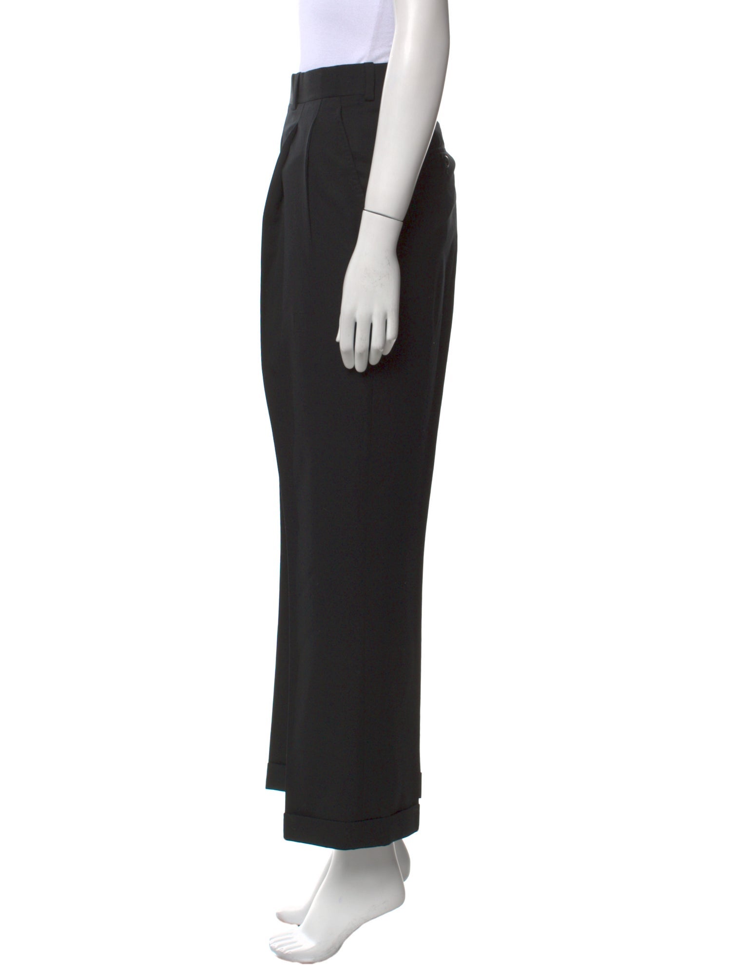 Oxxford Clothes Wide Leg Pants