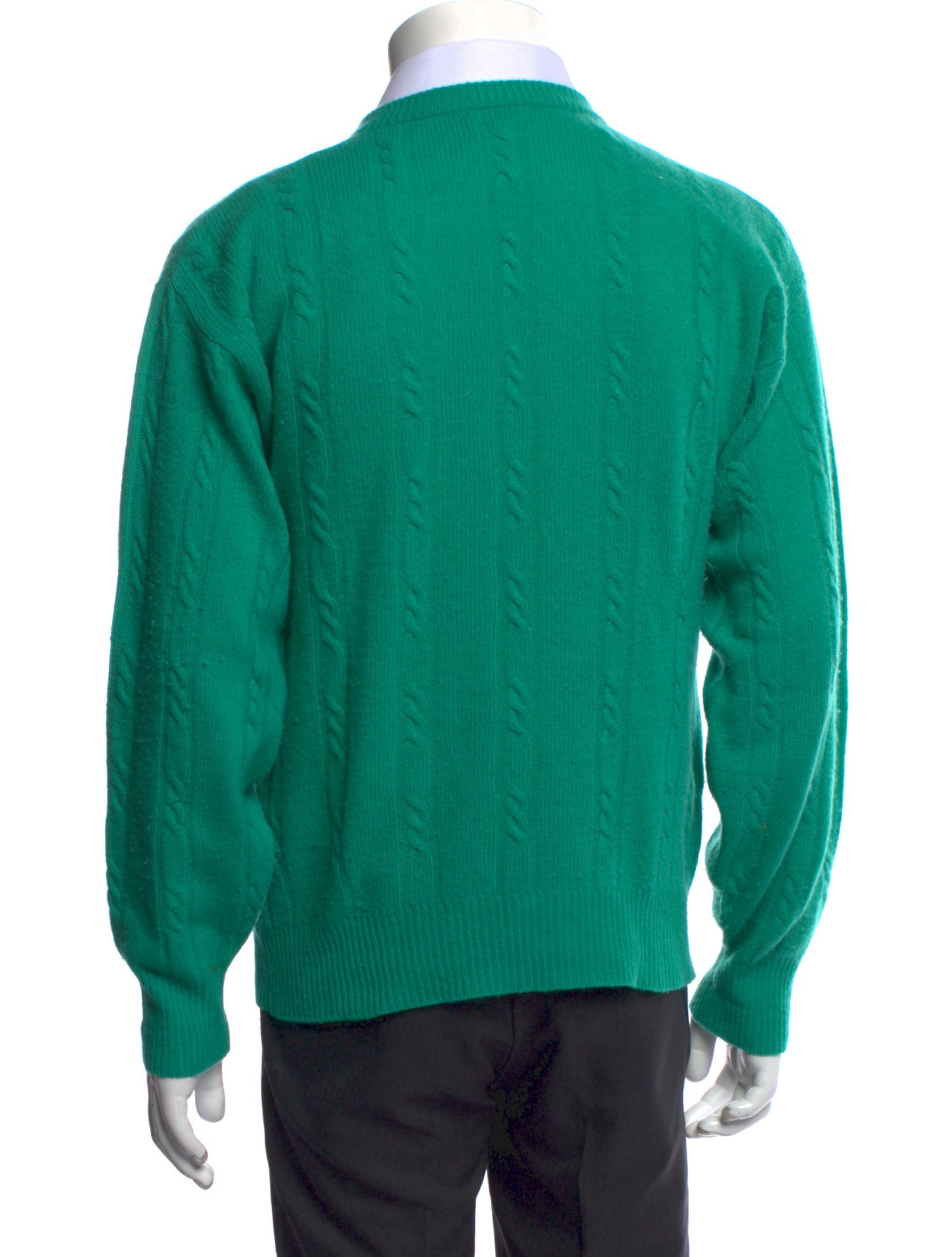 Neiman Marcus Cashmere V-Neck Pullover