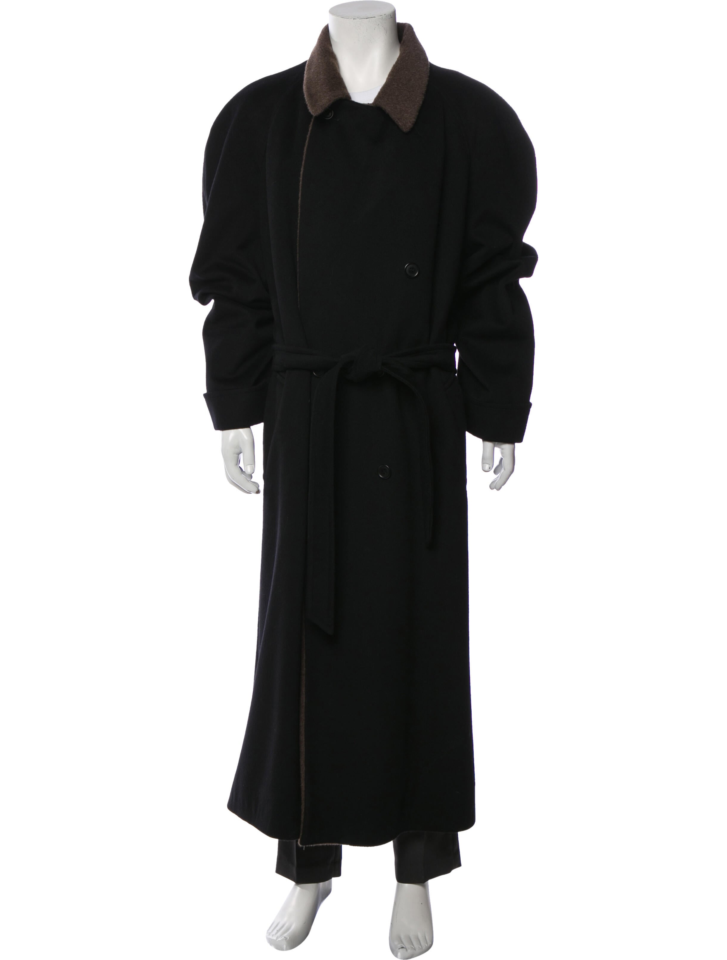 Neiman Marcus Wool Trench Coat