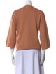 Neiman Marcus Silk Open Front Sweater