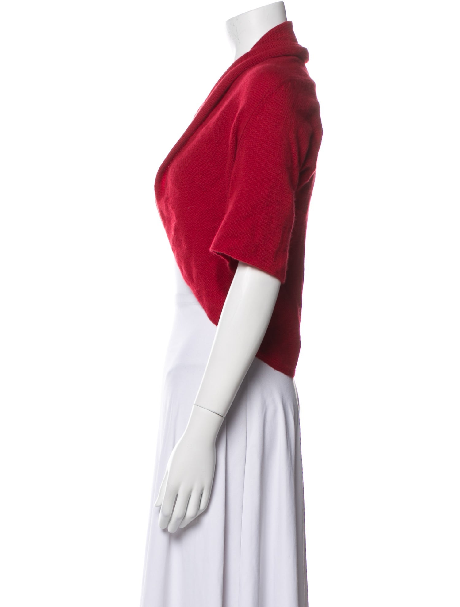 Neiman Marcus Cashmere Open Front Sweater