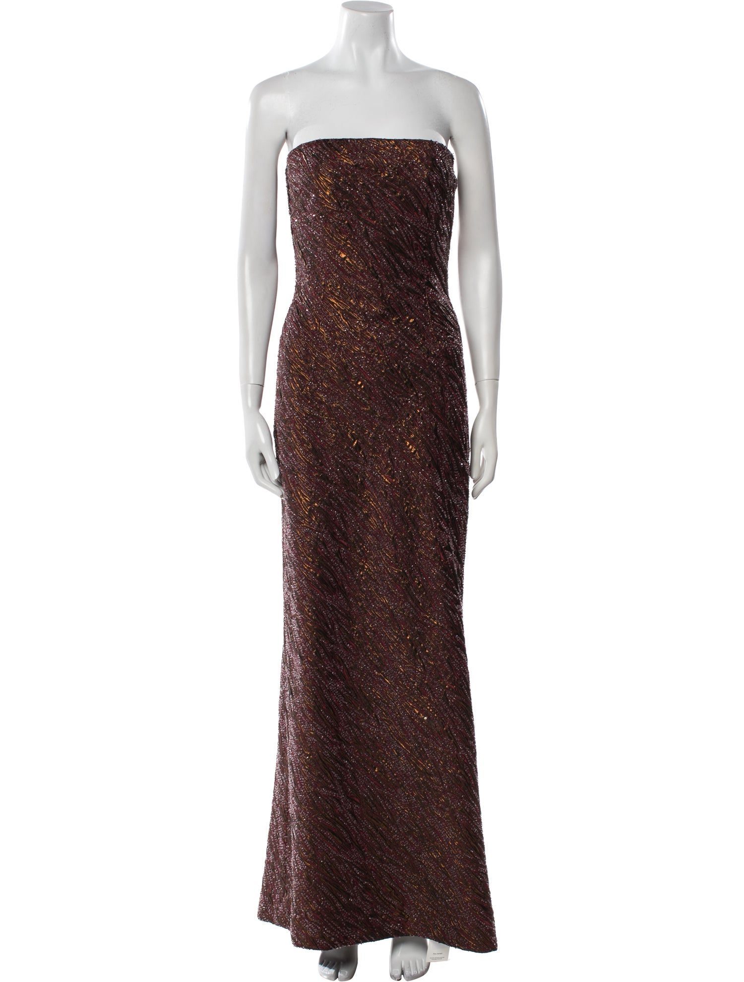 Neiman Marcus Strapless Long Dress