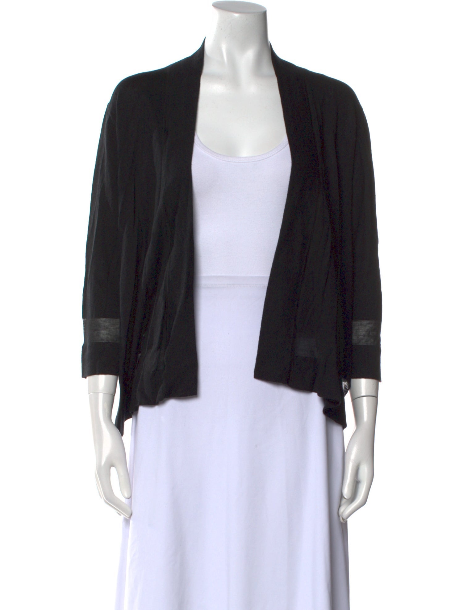 Neiman Marcus Open Front Sweater