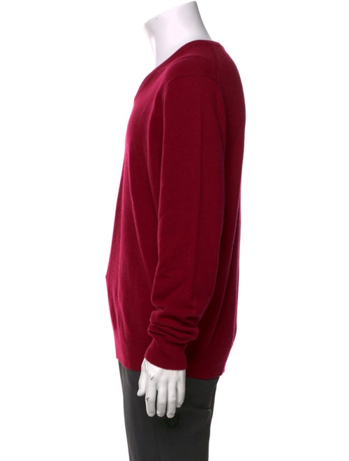 Neiman Marcus Cashmere V-Neck Pullover