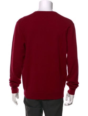 Neiman Marcus Cashmere V-Neck Pullover