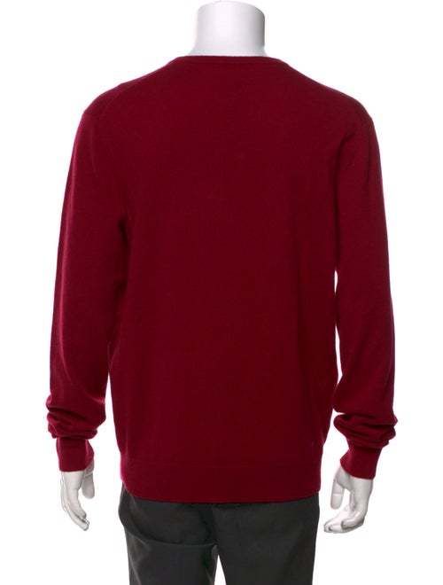 Neiman Marcus Cashmere V-Neck Pullover