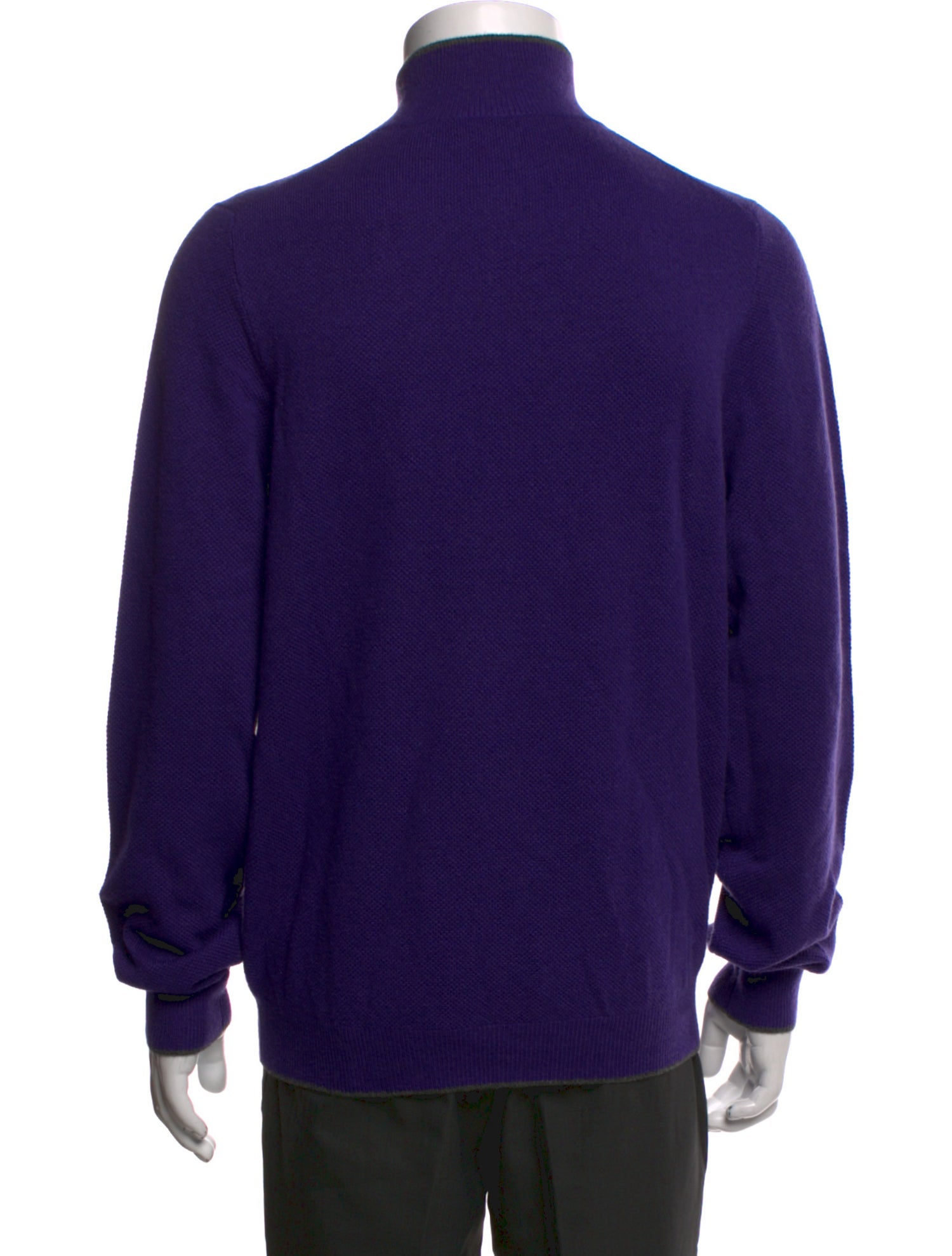 Neiman Marcus Cashmere Mock Neck Pullover