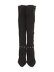 Neiman Marcus Leather Studded Accents Boots