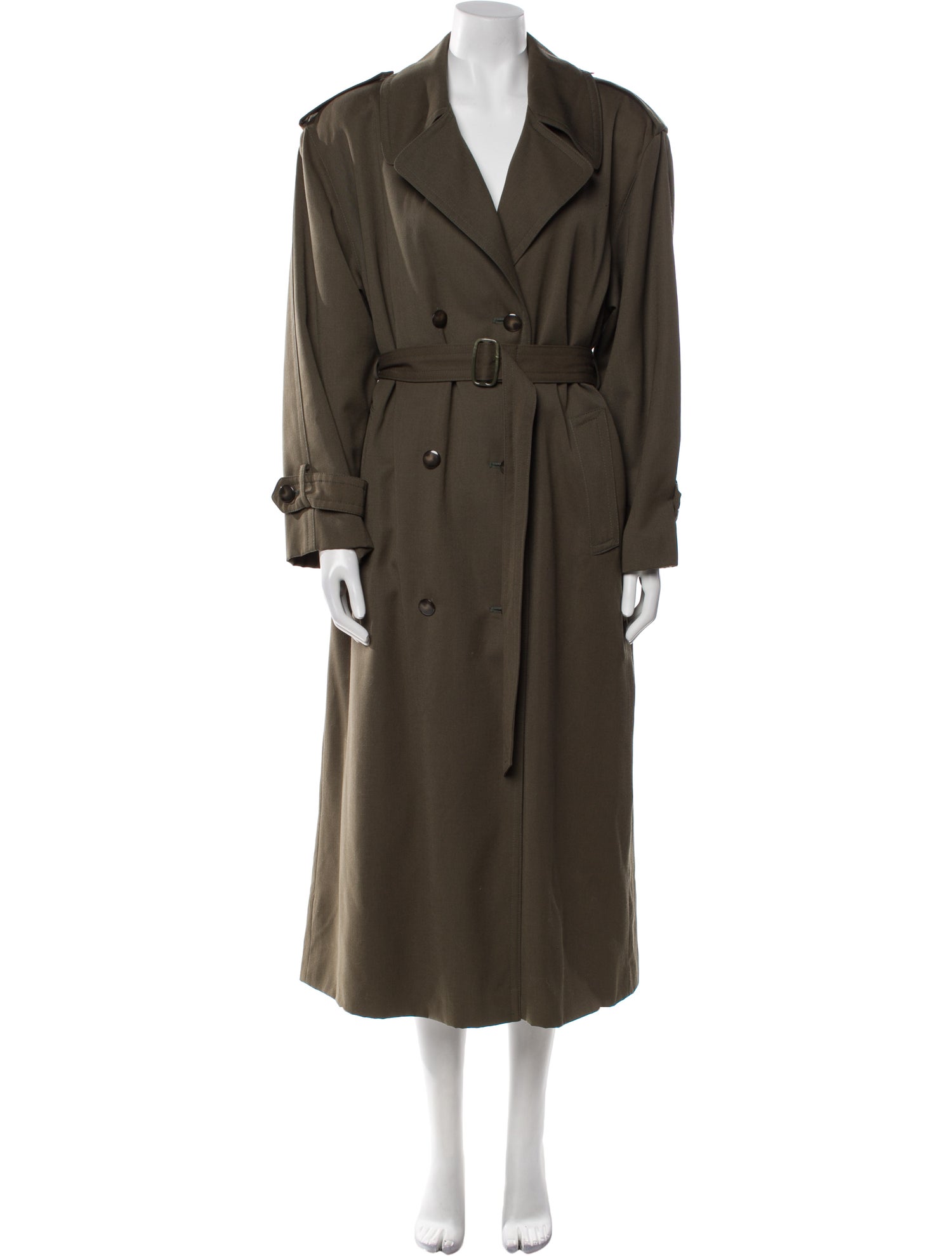 Neiman Marcus Wool Trench Coat