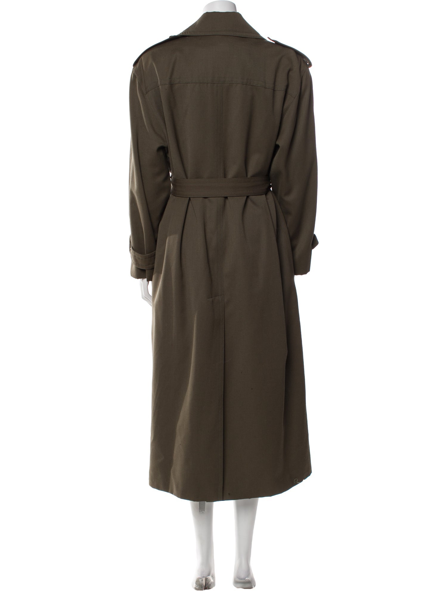 Neiman Marcus Wool Trench Coat