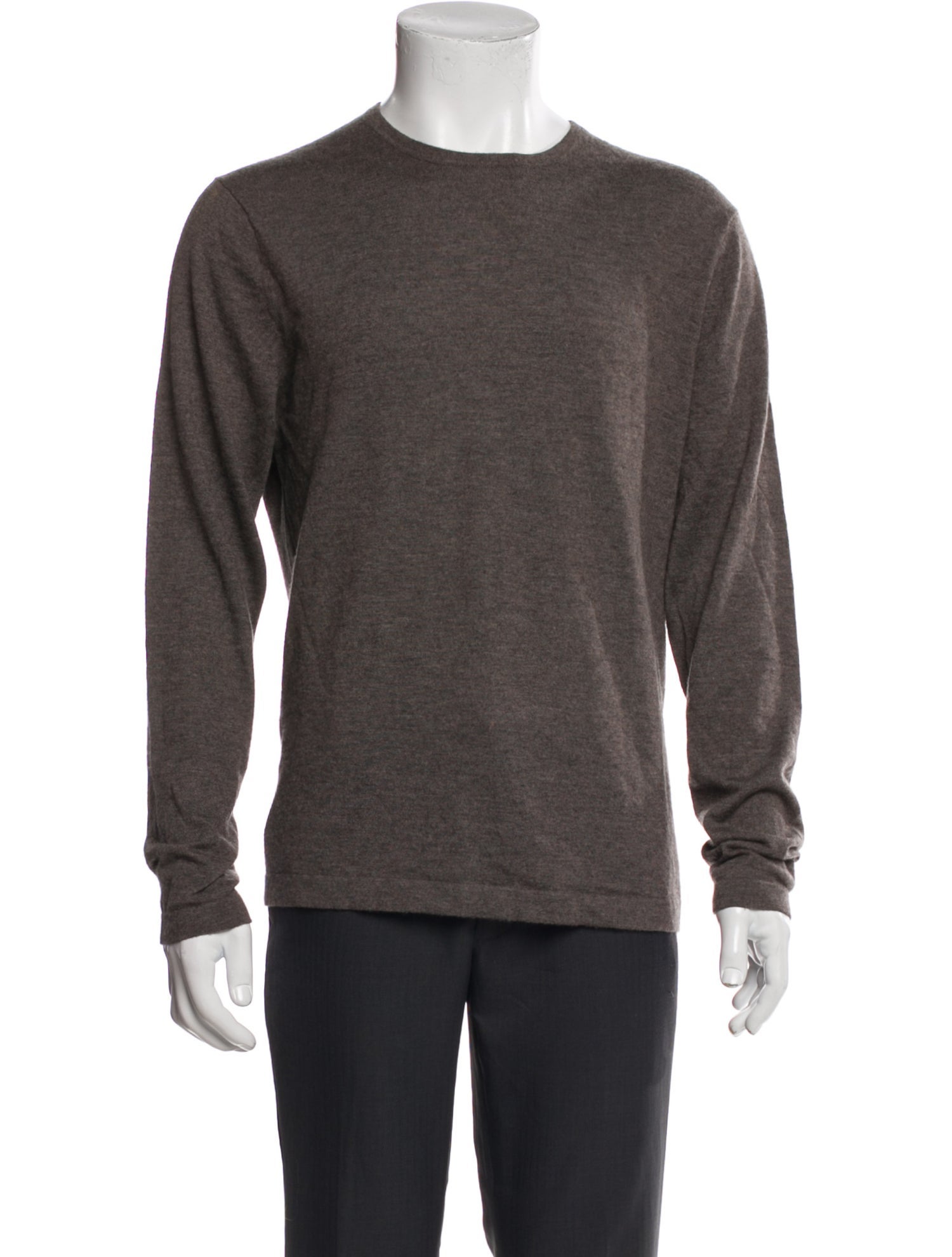 Neiman Marcus Cashmere Crew Neck Pullover